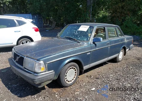 1991 Volvo 240 from USA, damaged, VIN YV1AA8847M1457003